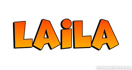 Laila Logo | Free Name Design Tool from Flaming Text