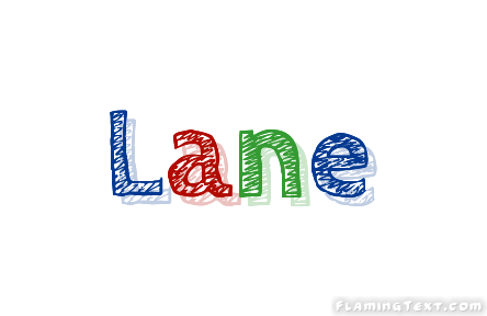 lane name logo logos font