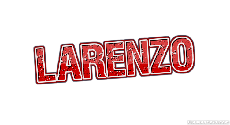 Larenzo ロゴ フレーミングテキストからの無料の名前デザインツール