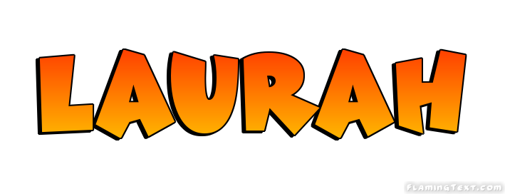 Laurah Logo | Free Name Design Tool from Flaming Text