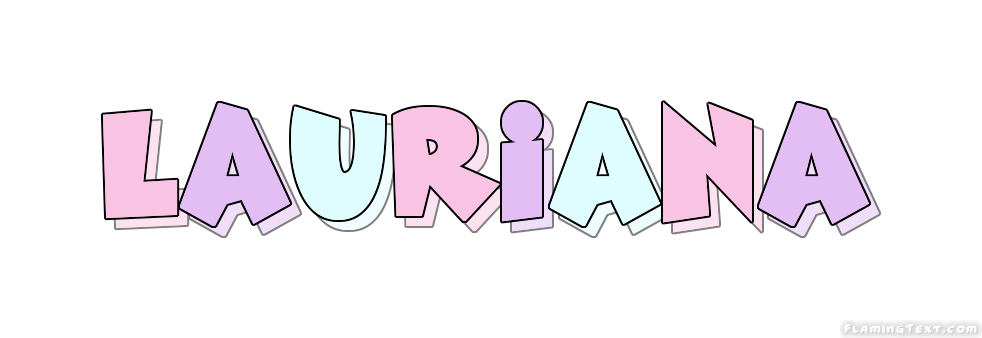 Lauriana Logo | Free Name Design Tool from Flaming Text