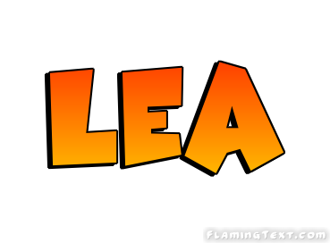 Lea Logo | Free Name Design Tool from Flaming Text