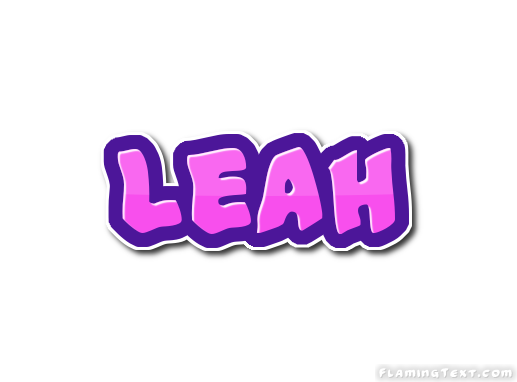 Leah Logo | Free Name Design Tool from Flaming Text