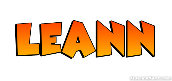 Leann Logo | Free Name Design Tool from Flaming Text