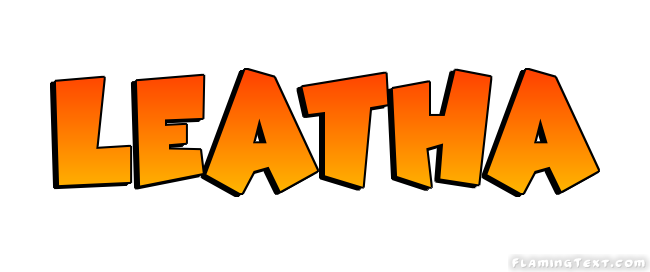Leatha ロゴ
