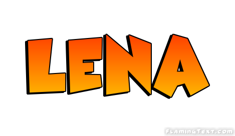 Lena Logo | Free Name Design Tool from Flaming Text