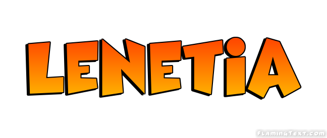 Lenetia Logo | Free Name Design Tool from Flaming Text