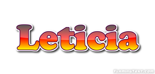Leticia Logo | Herramienta de diseño de nombres gratis de Flaming Text