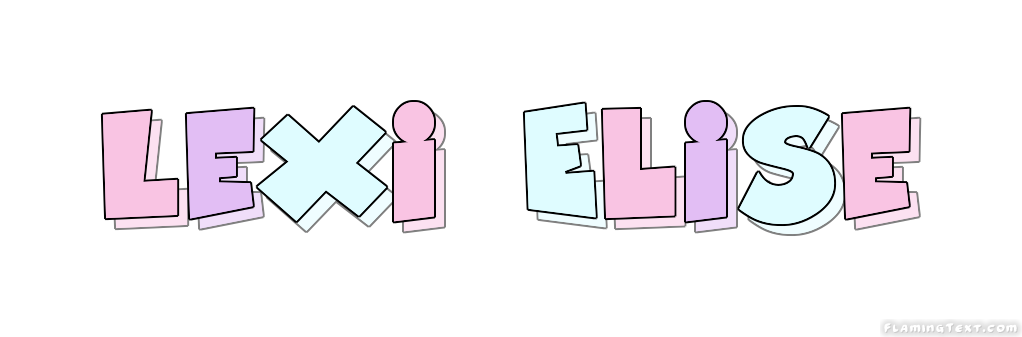 Lexi Elise Logo | Free Name Design Tool from Flaming Text