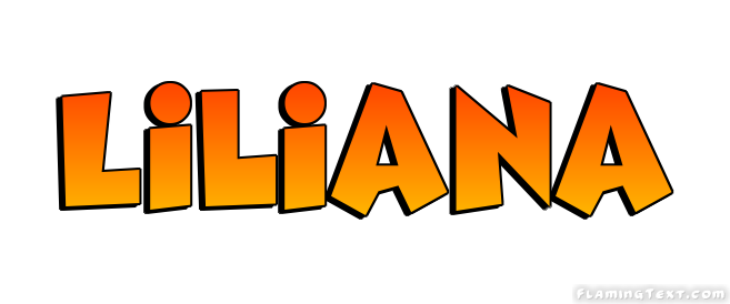 Liliana Logo Herramienta De Diseño De Nombres Gratis De Flaming Text