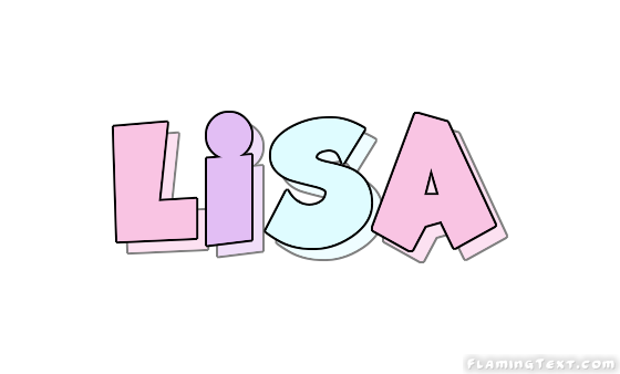 Lisa Font Lisa Name Font Logos - buticams