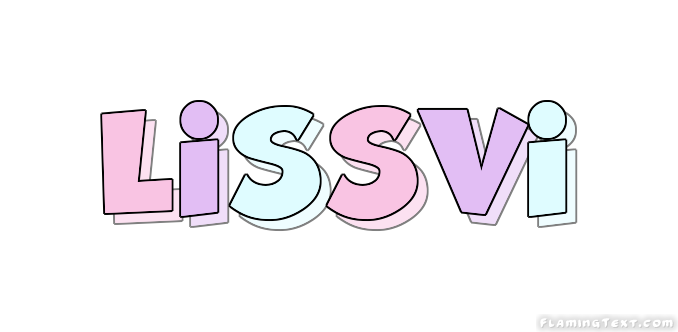 Lissvi Logo | Free Name Design Tool from Flaming Text