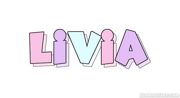 Livia Logo | Free Name Design Tool from Flaming Text