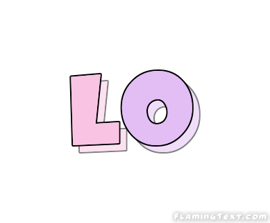 Lo Logo | Free Name Design Tool from Flaming Text