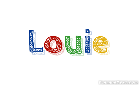 Louis Text effect and logo design Name