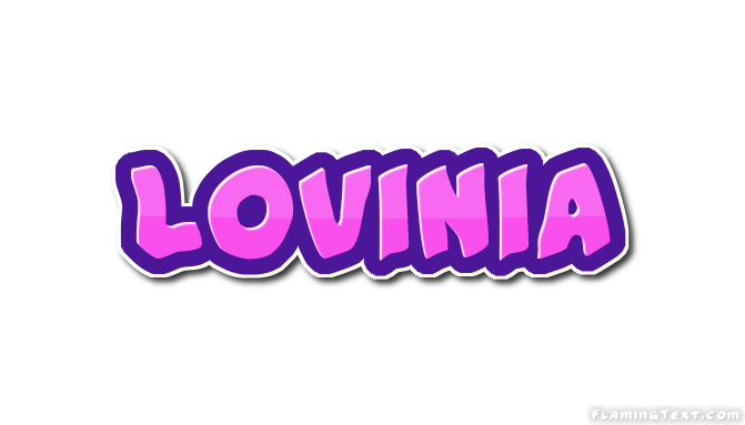Lovinia Logo | Free Name Design Tool from Flaming Text