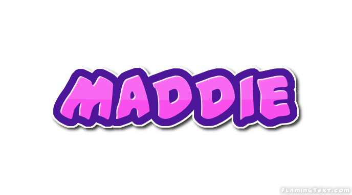 The Name Maddie In Cool Letters