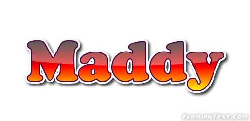 Maddy Лого Бесплатный инструмент для дизайна имени от Flaming Text