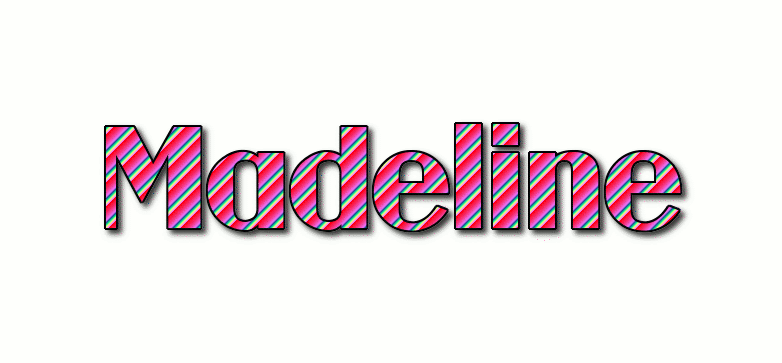 Madeline ロゴ | フレーミングテキストからの無料の名前デザインツール