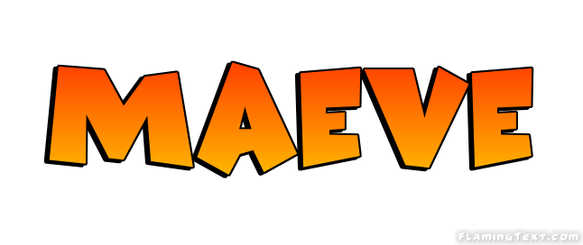 Maeve Logo | Free Name Design Tool from Flaming Text