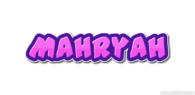 Mahryah ロゴ