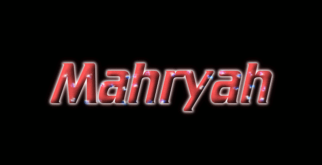 Mahryah Лого