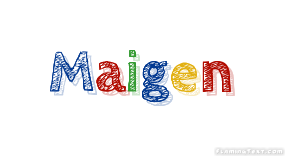 Maigen Logo | Free Name Design Tool from Flaming Text