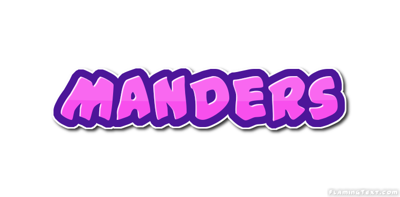 Manders ロゴ
