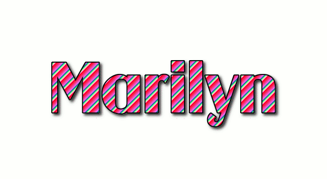 Marilyn Logotipo | Ferramenta de Design de Nome Grátis a partir de Texto  Flamejante