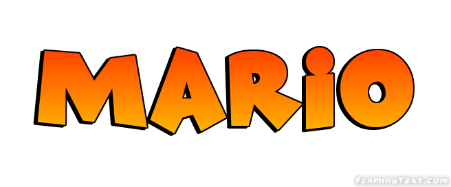 Mario Logo | Free Name Design Tool from Flaming Text