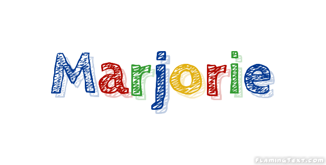Marjorie Logo | Free Name Design Tool from Flaming Text