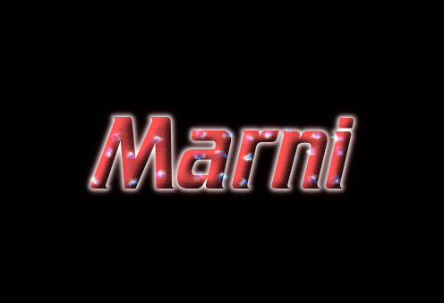 Marni ロゴ | フレーミングテキストからの無料の名前デザインツール