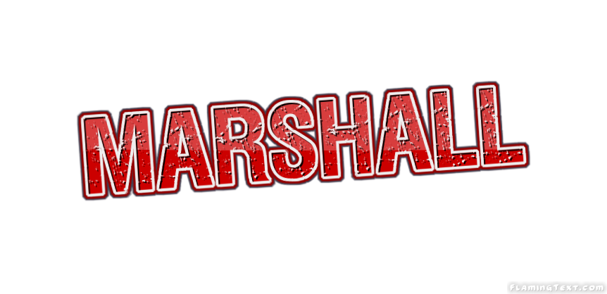 Marshall Logo Herramienta De Diseno De Nombres Gratis De Flaming Text