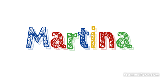 Martina Logo | Free Name Design Tool from Flaming Text