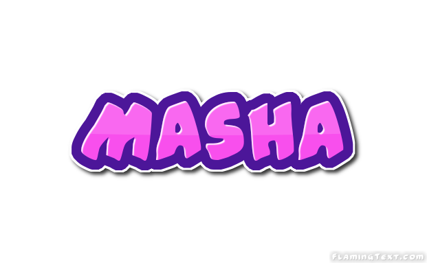 Masha Logo Free Name Design Tool From Flaming Text 