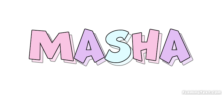 Masha Logo Free Name Design Tool From Flaming Text 