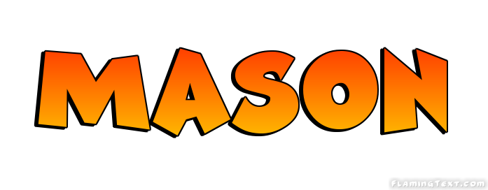 Mason Logo | Free Name Design Tool from Flaming Text