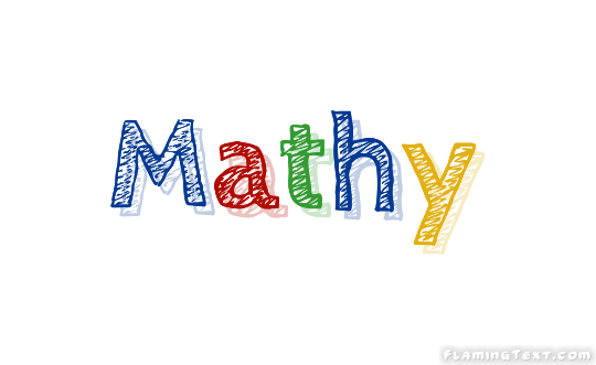 Mathy Logo  Free Name Design Tool von Flaming Text