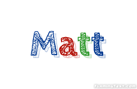 Matt Logo | Free Name Design Tool from Flaming Text