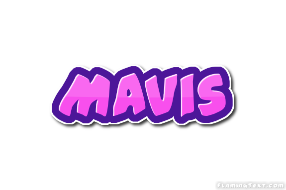Mavis Logo | Free Name Design Tool from Flaming Text