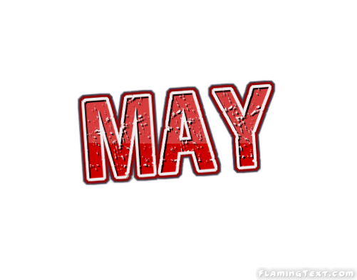 May 徽标