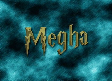 Megha Logo | Free Name Design Tool from Flaming Text