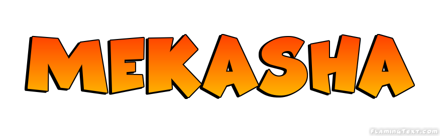 Mekasha Logo | Free Name Design Tool from Flaming Text