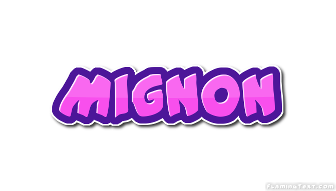 Mignon ロゴ