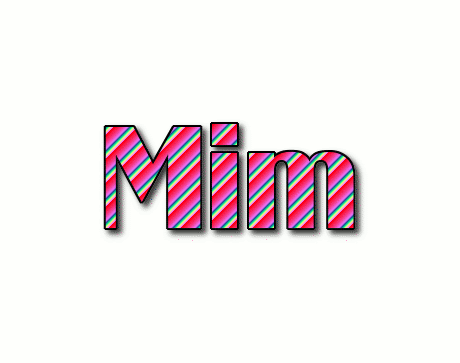 MIM blue monogram. MIM logo