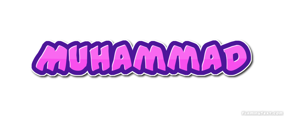 Muhammad Logo | Free Name Design Tool from Flaming Text