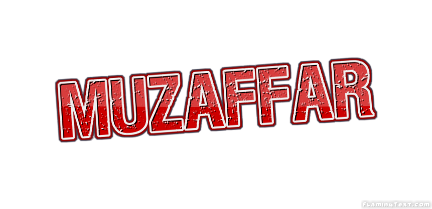 Muzaffar Logo | Free Name Design Tool from Flaming Text