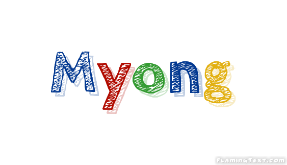 Myong Logo | Free Name Design Tool from Flaming Text