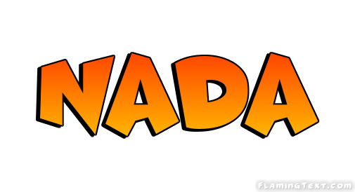 Nada ロゴ フレーミングテキストからの無料の名前デザインツール