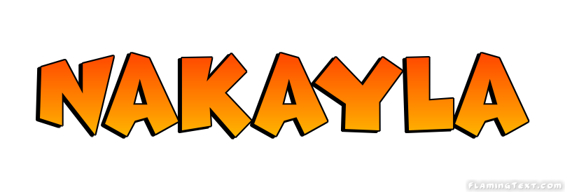 Nakayla Logo | Free Name Design Tool from Flaming Text